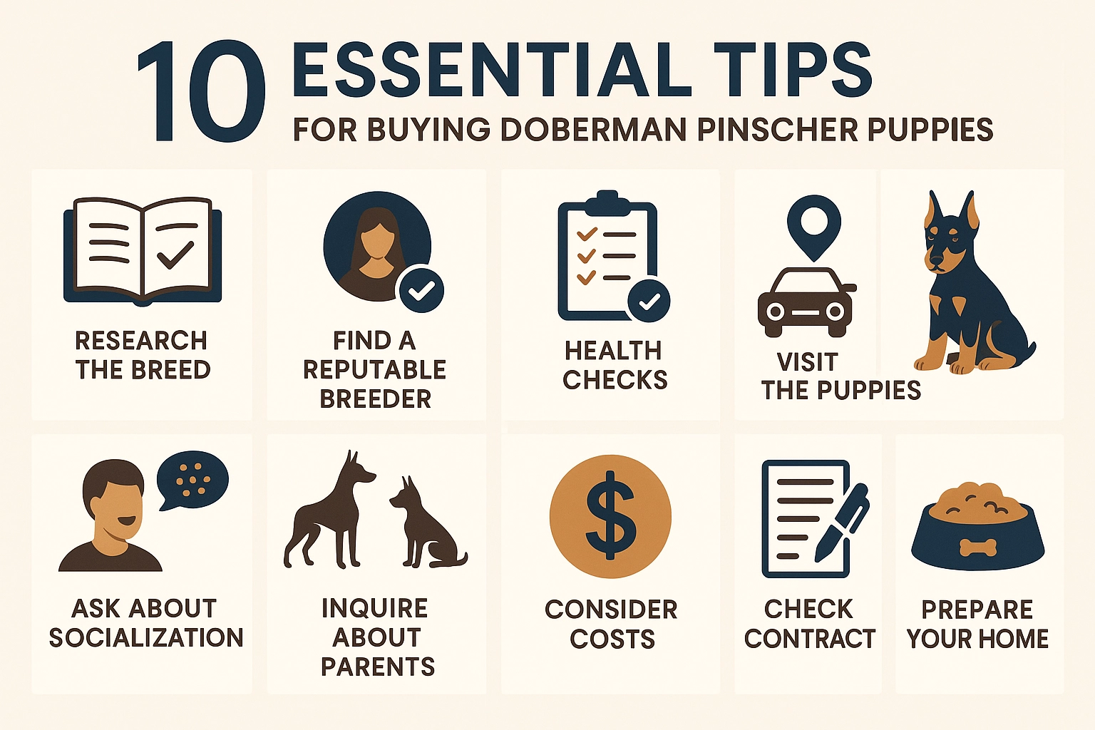 10 Essential Tips for Buying Doberman Pinscher Puppies