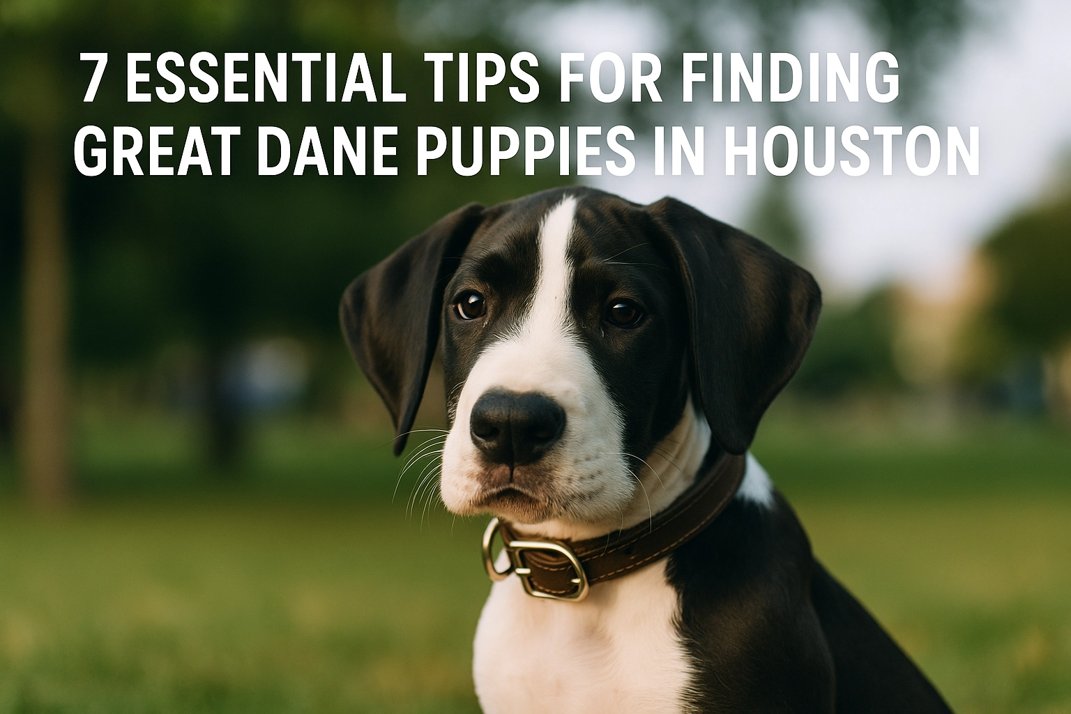 7 Essential Tips for Finding Great Dane Puppies in Houston