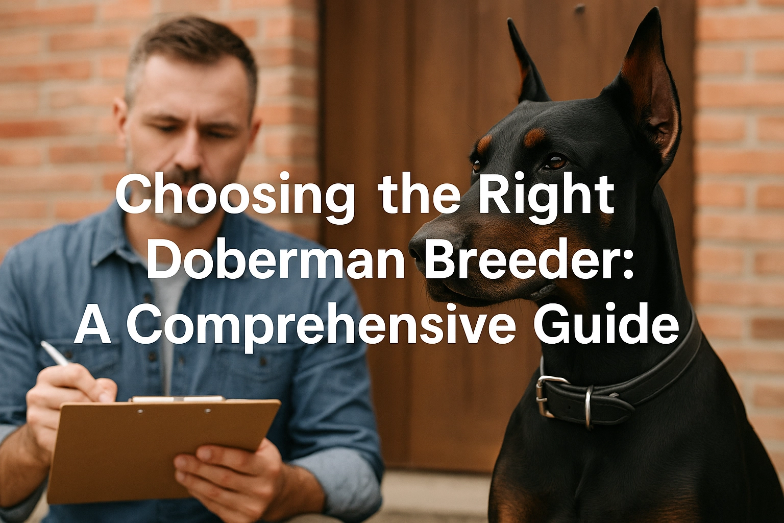 Choosing the Right Doberman Breeder: A Comprehensive Guide