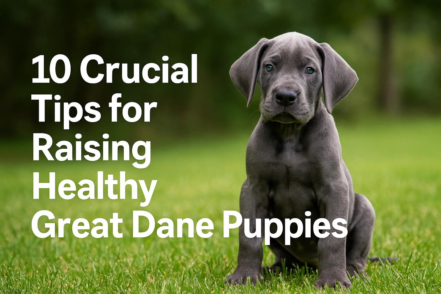 10 Crucial Tips for Raising Healthy Great Dane Puppies