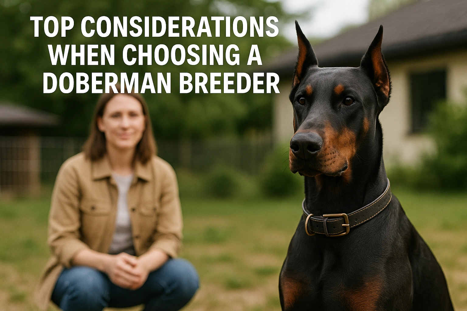 Top Considerations When Choosing a Doberman Breeder
