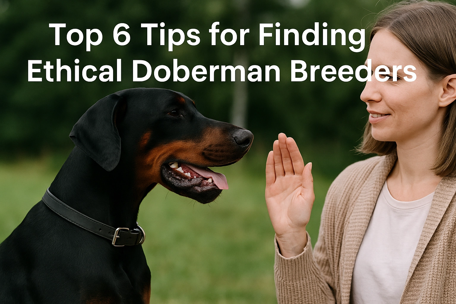 Top 6 Tips for Finding Ethical Doberman Breeders