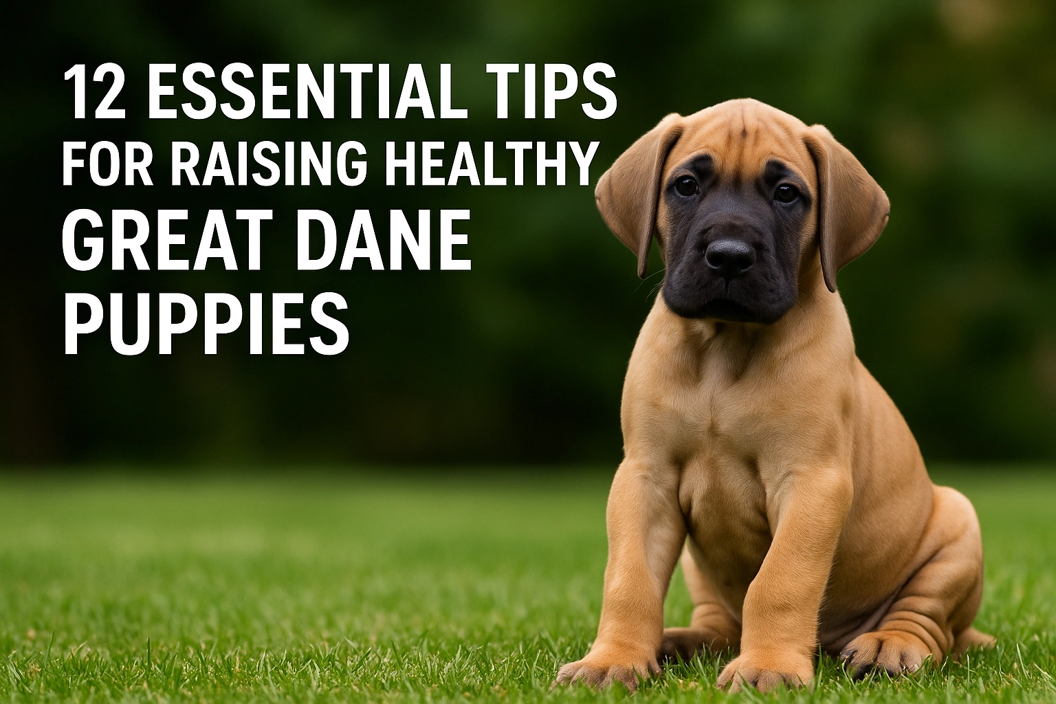 12 Essential Tips for Raising Healthy Great Dane Puppies
