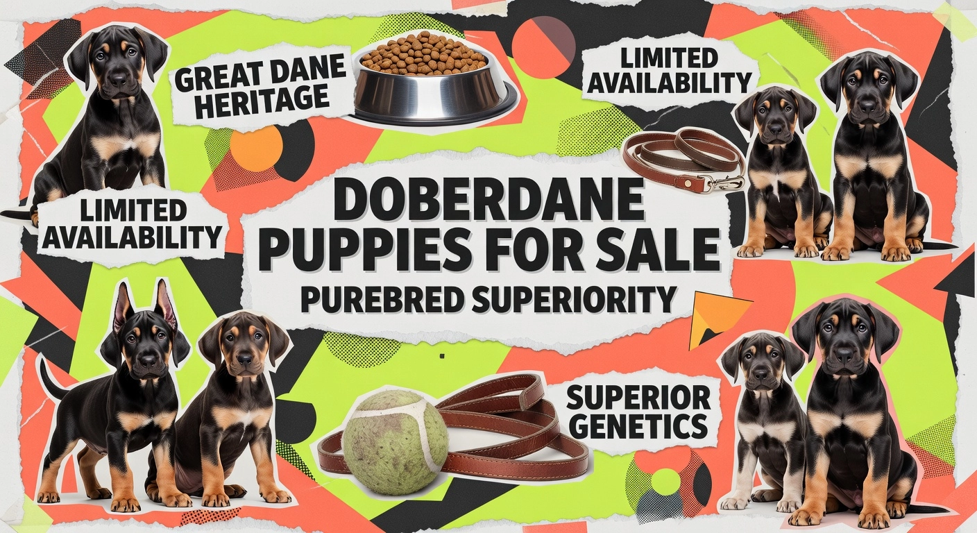 Doberdane Puppies for Sale: Purebred Superiority
